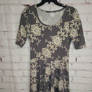 LuLaRoe Elegant Nicole Dress, Medium